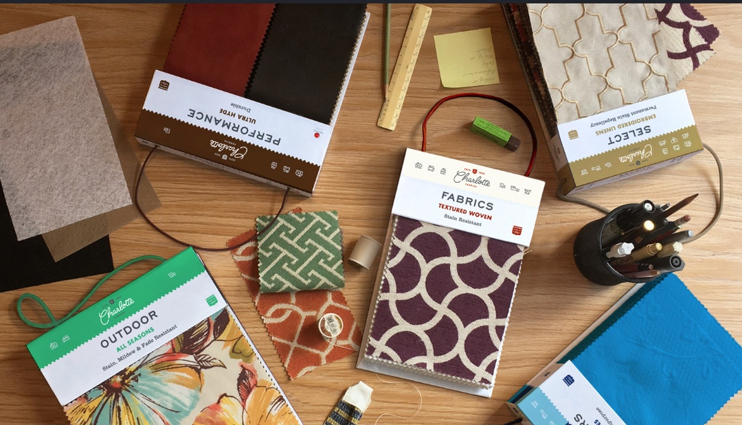 What Patterns and Colors Are Available in Charlotte Fabric?