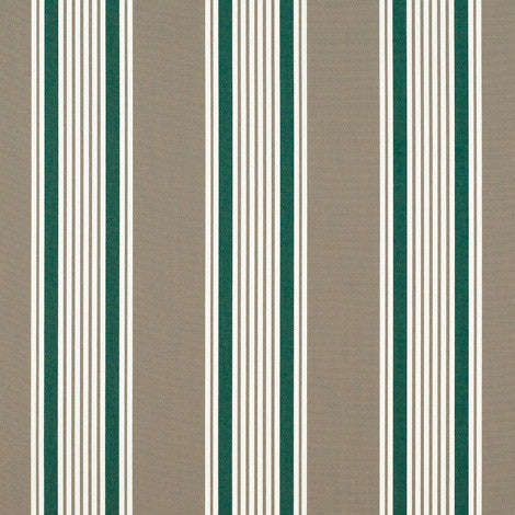 4907 Taupe 5 Bar by Sunbrella Designer Fabric Sunbrella Awning Stripes 100% Sunbrella® Acrylic USA or Imported 10-Year Horizontal: and Vertical: 46 in. - Swanky Fabrics -