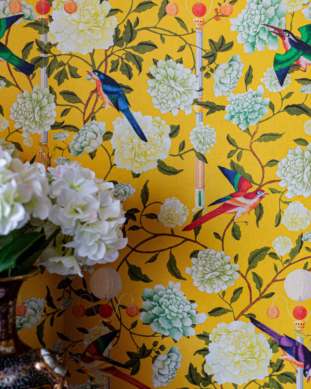The Garden Of Immortality Mustard Yellow wallpaper by Mind the Gap (WP20590), view 3