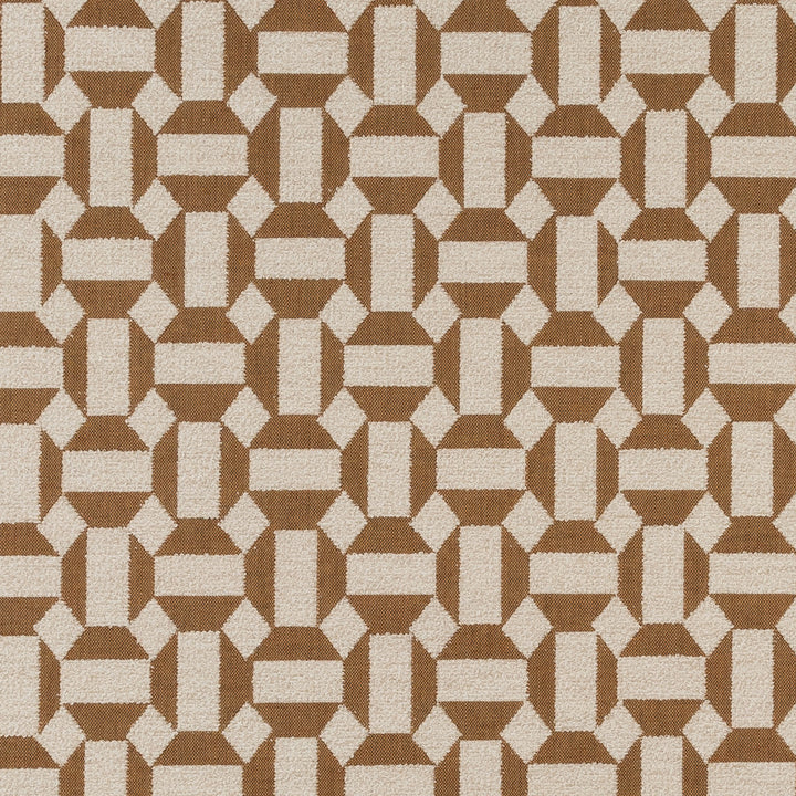 Assemble II Teak 47247-0001 by Sunbrella Designer Fabric 100% Sunbrella® Acrylic 70000 Horizontal: 3.13 in. and Vertical: 3.3 in. 54 in. - Swanky Fabrics -
