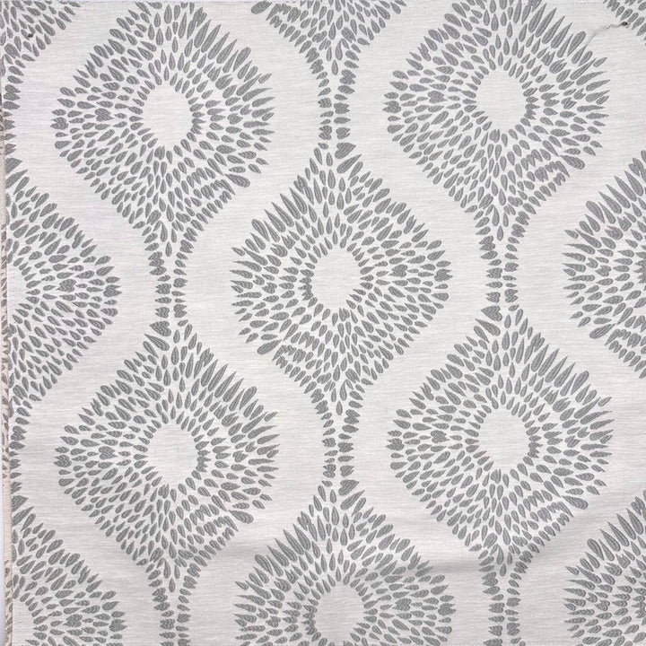 Emb By Lomasi B Ice by Europatex Designer Fabric Embroideries by Lomasi 70% Polyester, 15% Cotton, 15% Linen 9.71" H, 9.89" V 54.00 inches - Swanky Fabrics -