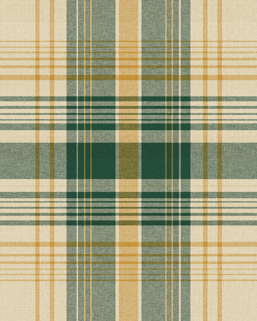 MONTEREY Taupe Wallpaper (WP30090) by Mind The Gap | WP30090 | WOODSTOCK '69 | 1 roll x 52x1000 cm / 20.5x393.7 in | 0.52m / 20.5in | 10m / 393.7in | 5.20sqm / 55.9sq ft | 50cm / 19.6in | Taupe, Green, Yellow | Non-woven Satin | Paste the wall | 1-roll in a box | Fabric Carolina | https://www.fabriccarolina.com/