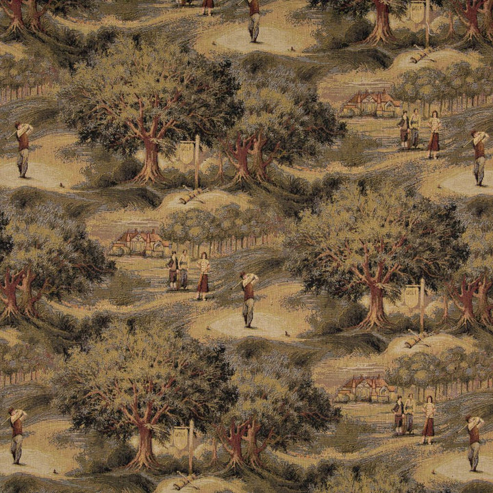 1003 Edinbourgh by Charlotte Designer Fabric Themes of Tapestry II 52% Cotton, 48% Polyester Asia Exceeds 100,000 Wyzenbeek Rubs (Heavy Duty) Horizontal: 24" x Vertical: 15" 54 Inches - Swanky Fabrics -