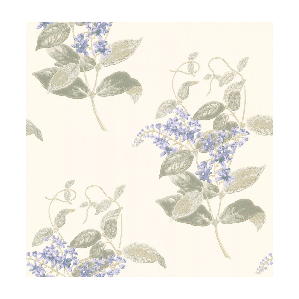 Madras Violet Violet & Grey by Cole & Son Designer Wallcovering COLE & SON ARCHIVE ANTHOLOGY PAPER - 100% United Kingdom Horizontal: and Vertical: 21 20.5 - Swanky Fabrics -