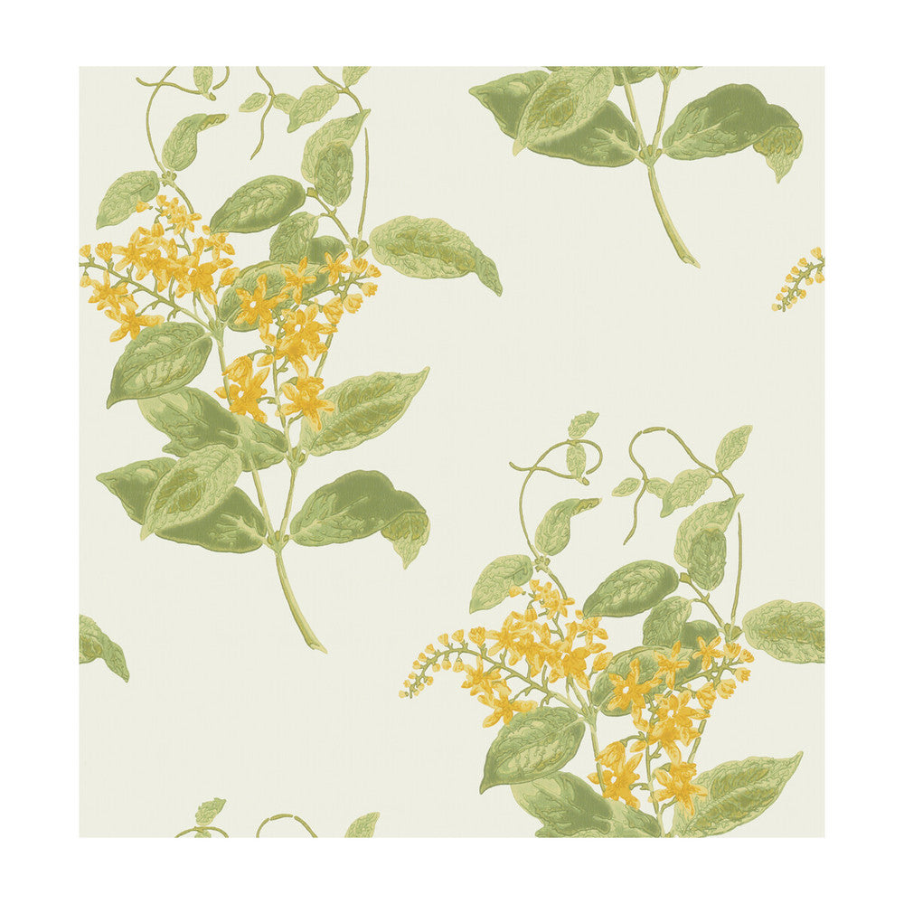 Madras Violet Yellow by Cole & Son Designer Wallcovering COLE & SON ARCHIVE ANTHOLOGY PAPER - 100% United Kingdom Horizontal: and Vertical: 21 20.5 - Swanky Fabrics -