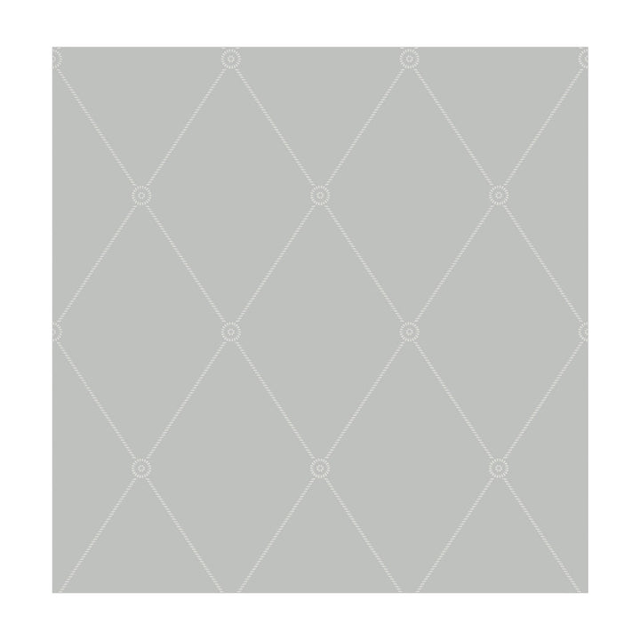 Large Georgian Rope Trellis Grey by Cole & Son Designer Wallcovering COLE & SON ARCHIVE ANTHOLOGY PAPER - 100% United Kingdom Horizontal: and Vertical: 10.4 20.5 - Swanky Fabrics -