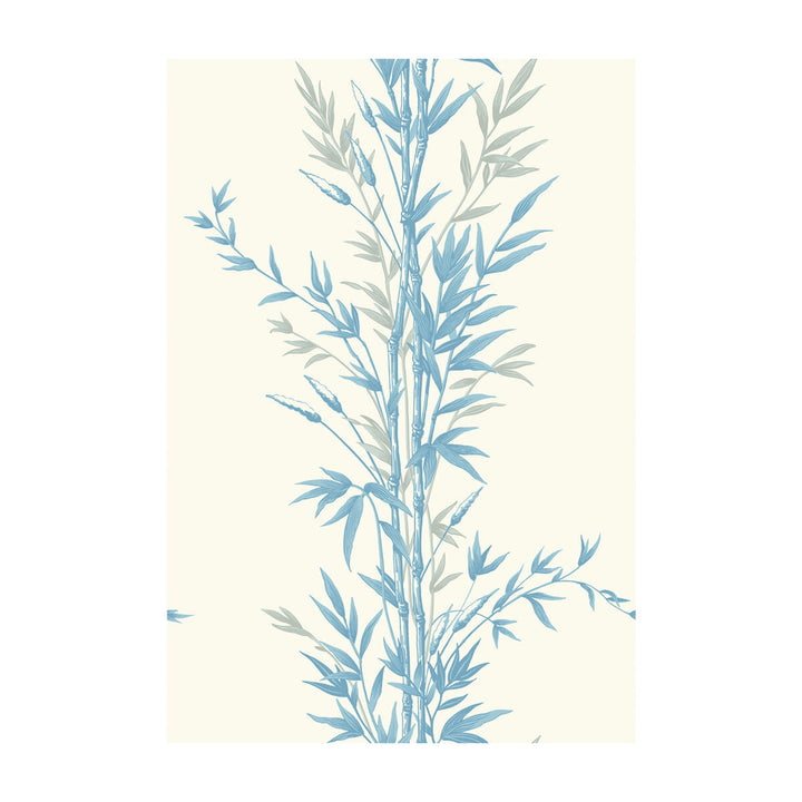 Bamboo Blue On Ivory by Cole & Son Wallcovering Cole & Son Wallcovering Bamboo Blue On IvoryWallcovering COLE & SON ARCHIVE ANTHOLOGY PAPER - 100% United Kingdom </p><p>Repeat: H: , V: 30 20.5 - Fabric Carolina -