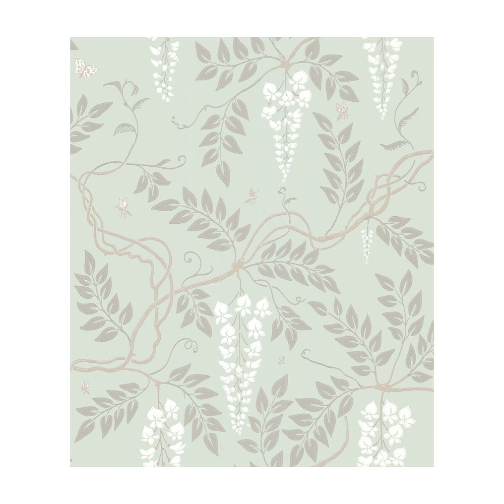 Egerton Duck Egg by Cole & Son Designer Wallcovering COLE & SON ARCHIVE ANTHOLOGY PAPER - 100% United Kingdom - Horizontal: - and Vertical: 24 20.5 - Swanky Fabrics -