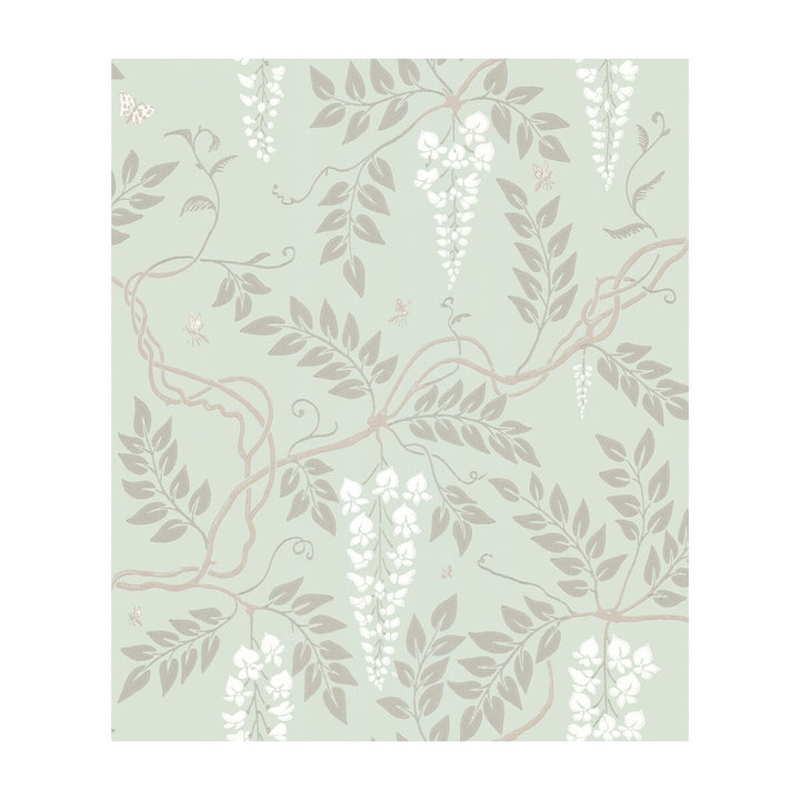 Egerton Duck Egg by Cole & Son Designer Wallcovering COLE & SON ARCHIVE ANTHOLOGY PAPER - 100% United Kingdom - Horizontal: - and Vertical: 24 20.5 - Swanky Fabrics -