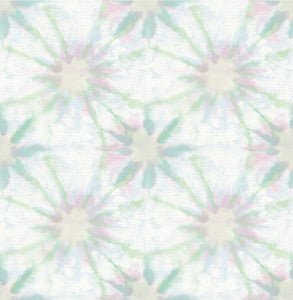 Iris Green Shibori Wallpaper by A-Street Prints Designer