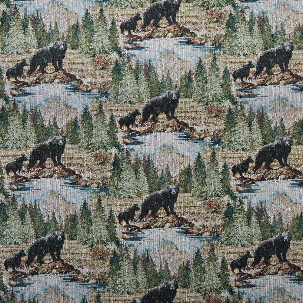 1019 Habitat by Charlotte Designer Fabric Themes of Tapestry II 52% Cotton, 48% Polyester Canada Exceeds 100,000 Wyzenbeek Rubs (Heavy Duty) Horizontal: 18" x Vertical: 15" 54 Inches - Swanky Fabrics -