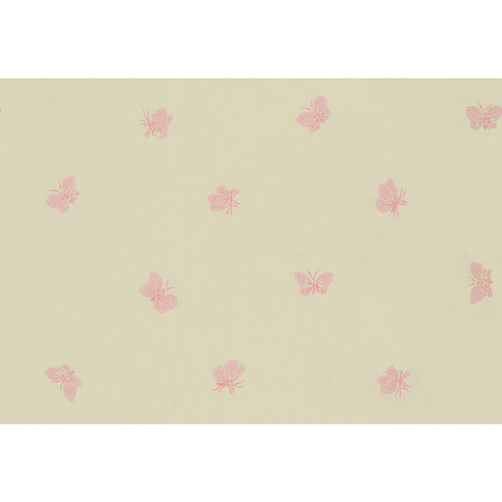 Peaseblossom Linen & Pink by Cole & Son Designer Wallcovering COLE & SON WHIMSICAL PAPER - 100% United Kingdom Horizontal: and Vertical: 14.1 20.5 - Swanky Fabrics -