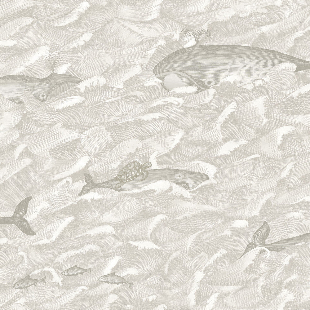 Melville Neutral by Cole & Son Designer Wallcovering COLE & SON WHIMSICAL PAPER - 100% United Kingdom Horizontal: and Vertical: 27 27 - Swanky Fabrics -