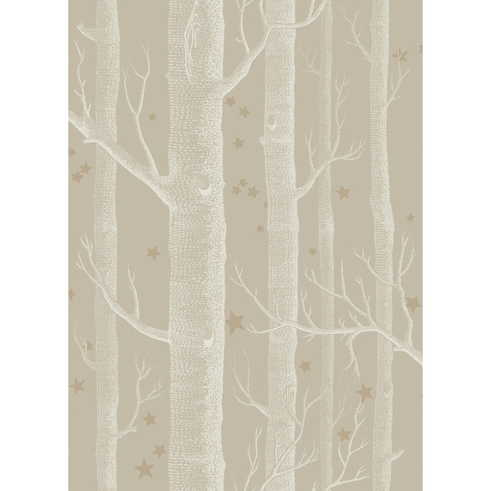 Woods & Stars Linen by Cole & Son Designer Wallcovering COLE & SON WHIMSICAL PAPER - 100% United Kingdom Horizontal: and Vertical: 28.3 20.5 - Swanky Fabrics -