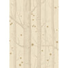 Woods & Stars Buff & Gold by Cole & Son Designer Wallcovering