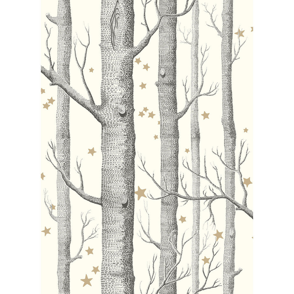 Woods & Stars Black &White by Cole & Son Wallcovering Cole & Son Wallcovering Woods & Stars Black &WhiteWallcovering COLE & SON WHIMSICAL PAPER - 100% United Kingdom </p><p>Repeat: H: , V: 28.3 20.5 - Fabric Carolina -