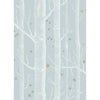 Woods & Stars Powder Blue by Cole & Son Designer Wallcovering
