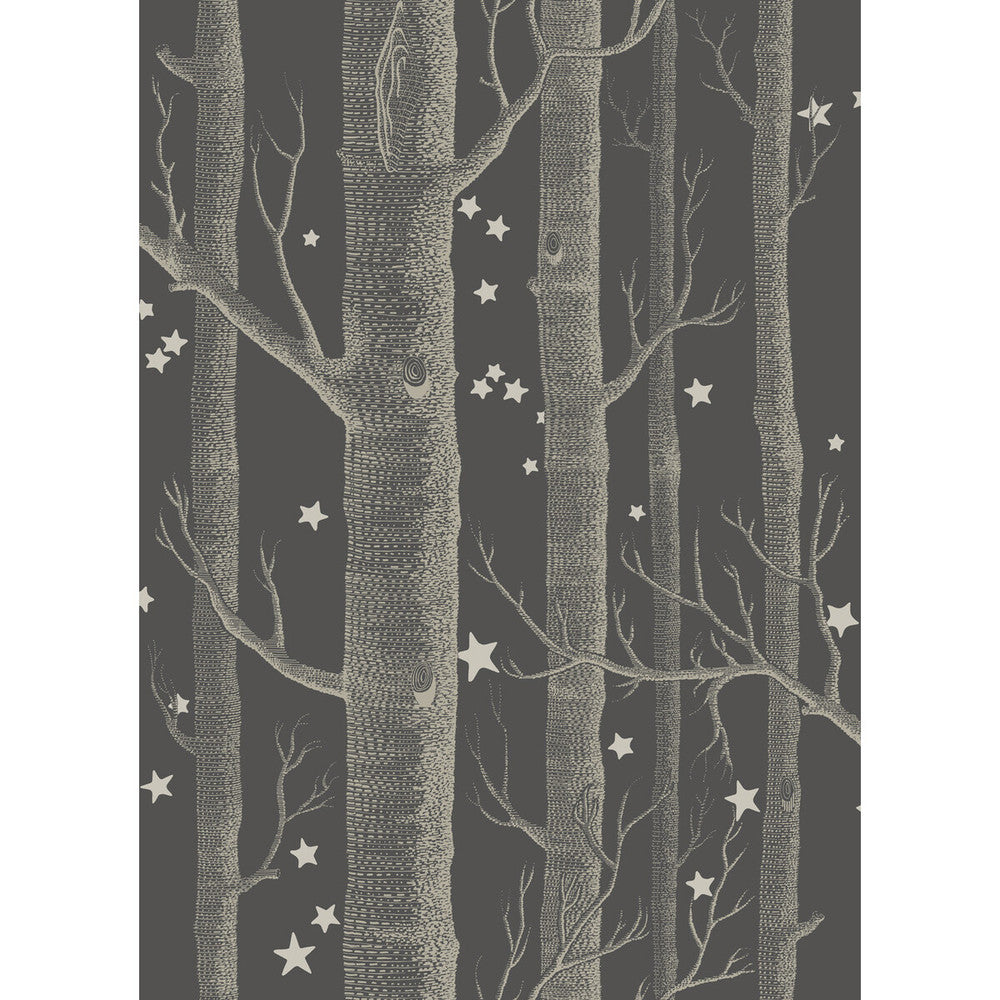 Woods & Stars Charcoal by Cole & Son Wallcovering Cole & Son Wallcovering Woods & Stars CharcoalWallcovering COLE & SON WHIMSICAL PAPER - 100% United Kingdom </p><p>Repeat: H: , V: 28.3 20.5 - Fabric Carolina -