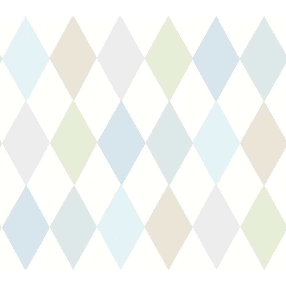 Punchinello Soft Blue by Cole & Son Designer Wallcovering COLE & SON WHIMSICAL PAPER - 100% United Kingdom Horizontal: and Vertical: 18.1 20.5 - Swanky Fabrics -