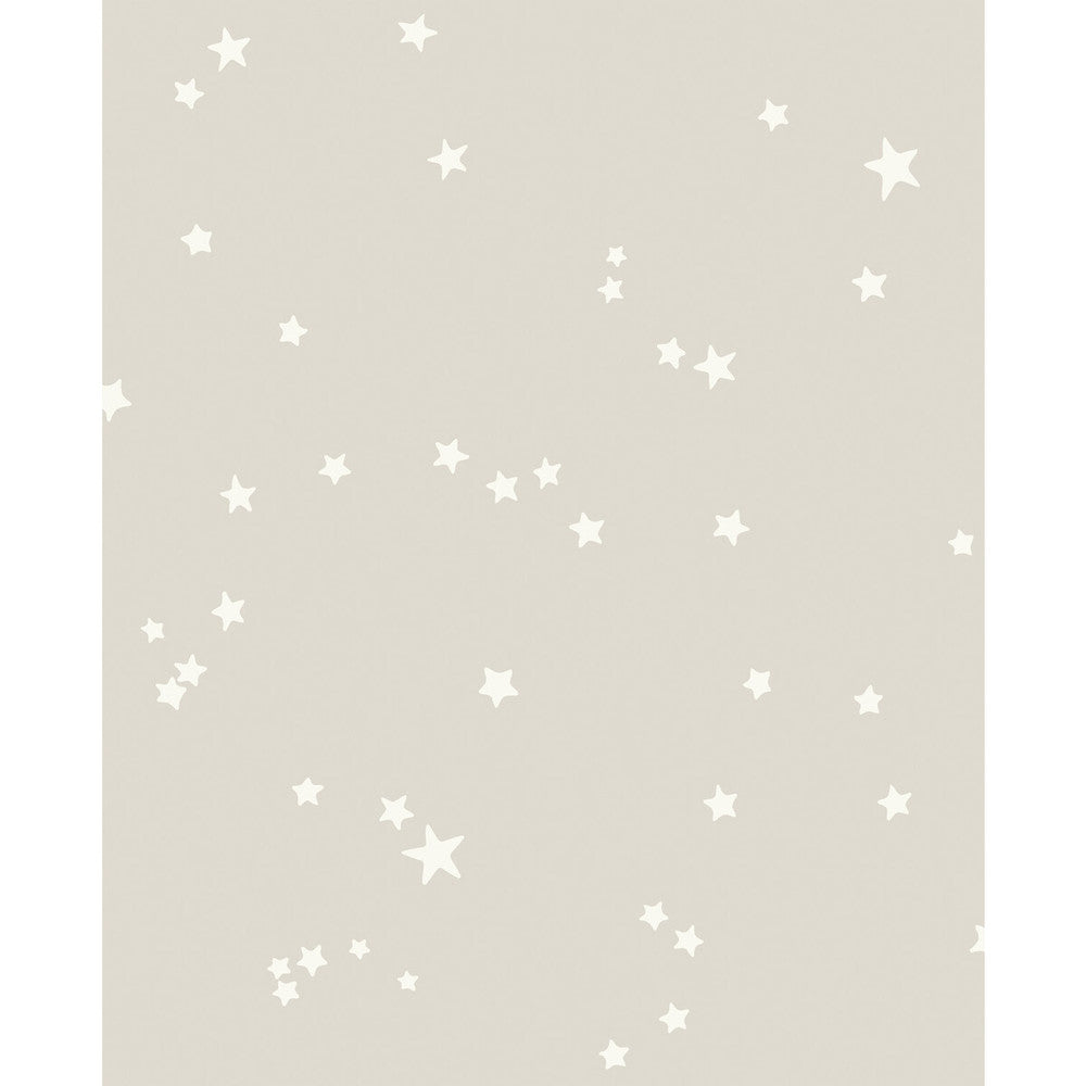 Stars Grey & White by Cole & Son Designer Wallcovering COLE & SON WHIMSICAL PAPER - 100% United Kingdom Horizontal: and Vertical: 25.2 20.5 - Swanky Fabrics -