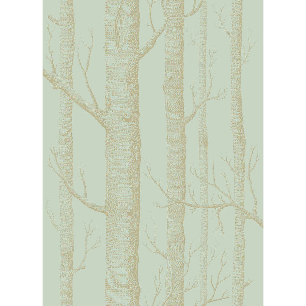 Woods Green/Gold by Cole & Son Designer Wallcovering COLE & SON WHIMSICAL PAPER - 100% United Kingdom Horizontal: and Vertical: 28.3 20.5 - Swanky Fabrics -