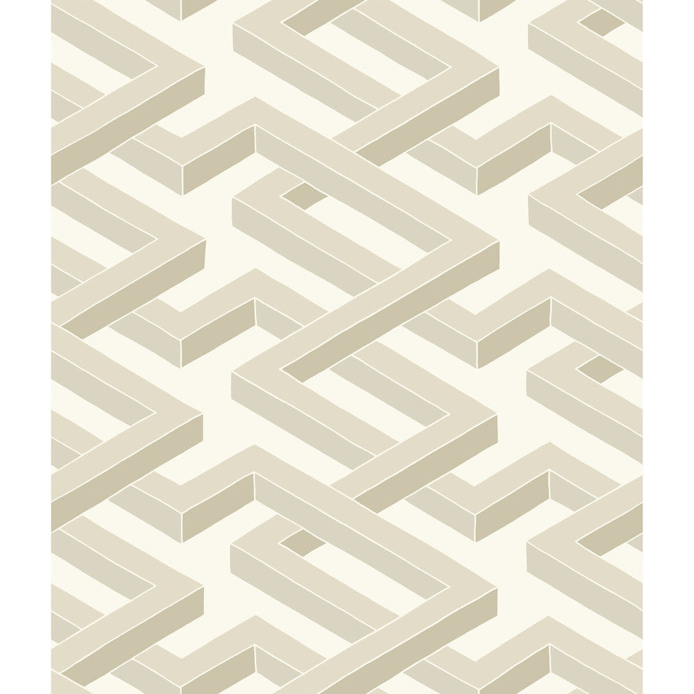 Luxor White by Cole & Son Designer Wallcovering COLE & SON GEOMETRIC II PAPER - 100% United Kingdom Horizontal: and Vertical: 12 20.5 - Swanky Fabrics -