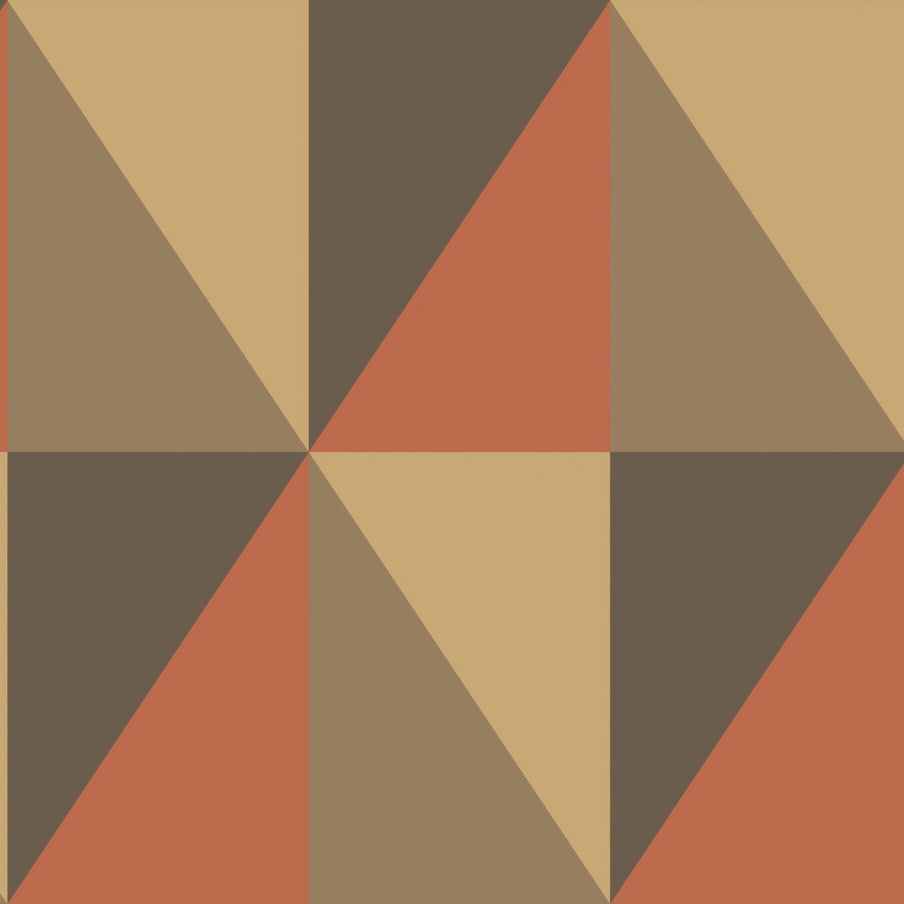 Apex Grand Brick And Black by Cole & Son Designer Wallcovering COLE & SON GEOMETRIC II PAPER - 100% United Kingdom Horizontal: and Vertical: 27 27 - Swanky Fabrics -