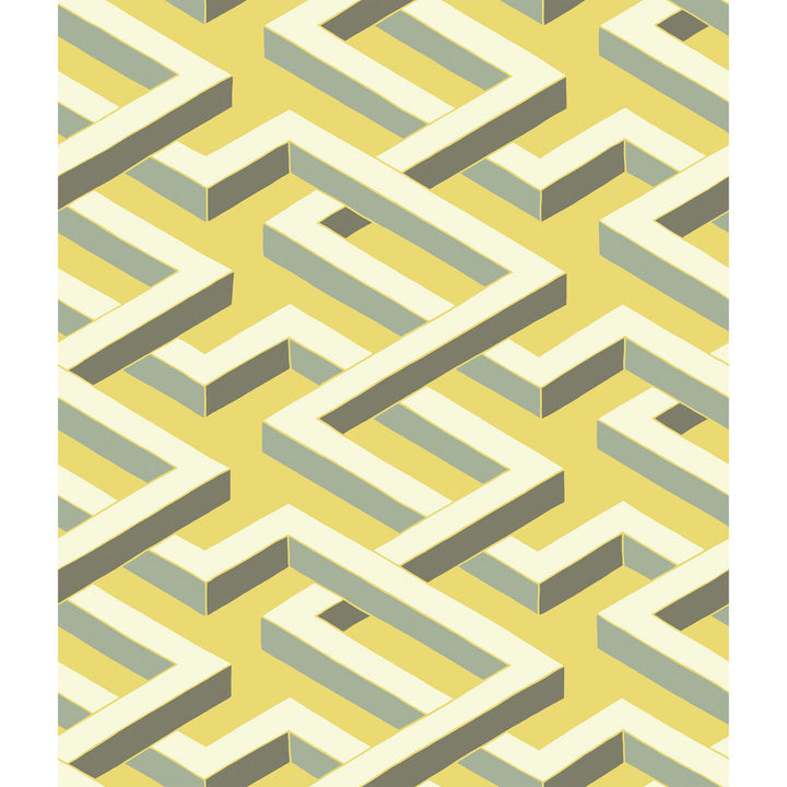 Luxor Green by Cole & Son Designer Wallcovering COLE & SON GEOMETRIC II PAPER - 100% United Kingdom - Horizontal: - and Vertical: 12 20.5 - Swanky Fabrics -
