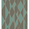 Oblique Teal And Black by Cole & Son Designer Wallcovering