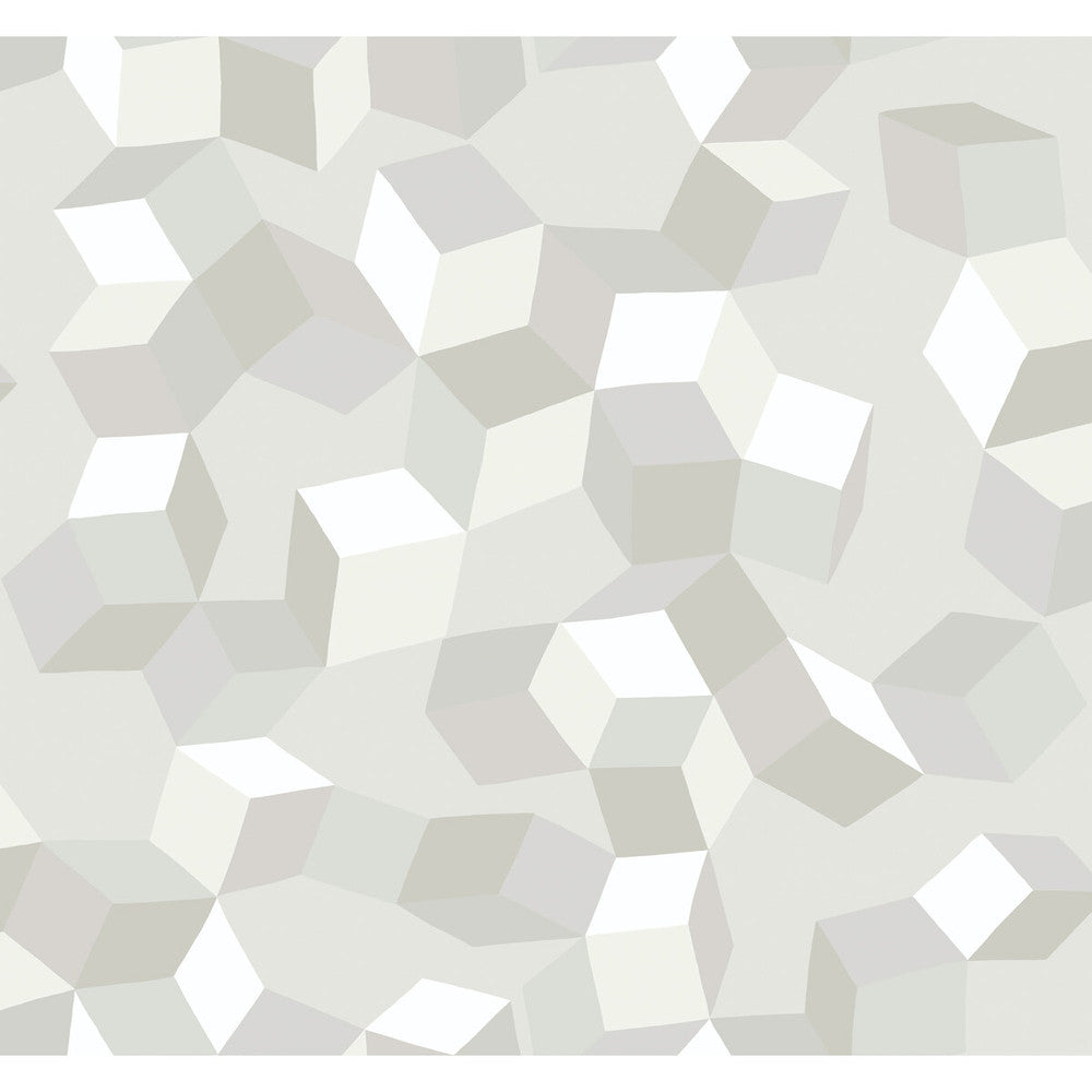 Puzzle White On White by Cole & Son Wallcovering Cole & Son Wallcovering Puzzle White On WhiteWallcovering COLE & SON GEOMETRIC II PAPER - 100% United Kingdom </p><p>Repeat: H: , V: 25.2 27 - Fabric Carolina -