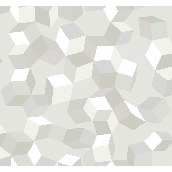 Puzzle White On White by Cole & Son Wallcovering Cole & Son Wallcovering Puzzle White On WhiteWallcovering COLE & SON GEOMETRIC II PAPER - 100% United Kingdom </p><p>Repeat: H: , V: 25.2 27 - Fabric Carolina -