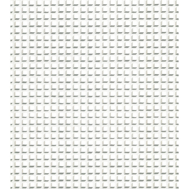 Mosaic White And White by Cole & Son Designer Wallcovering COLE & SON GEOMETRIC II PAPER - 100% United Kingdom - Horizontal: - and Vertical: 1 20.5 - Swanky Fabrics -