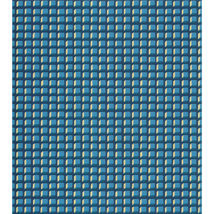 Mosaic Blue And Gold by Cole & Son Designer Wallcovering COLE & SON GEOMETRIC II PAPER - 100% United Kingdom - Horizontal: - and Vertical: 1 20.5 - Swanky Fabrics -