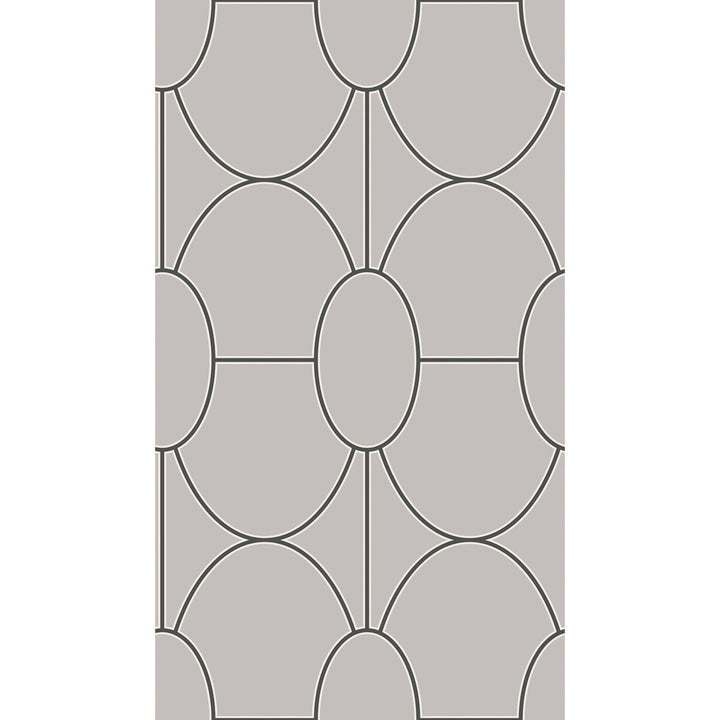 Riviera Grey by Cole & Son Designer Wallcovering COLE & SON GEOMETRIC II PAPER - 100% United Kingdom Horizontal: and Vertical: 18 20.5 - Swanky Fabrics -