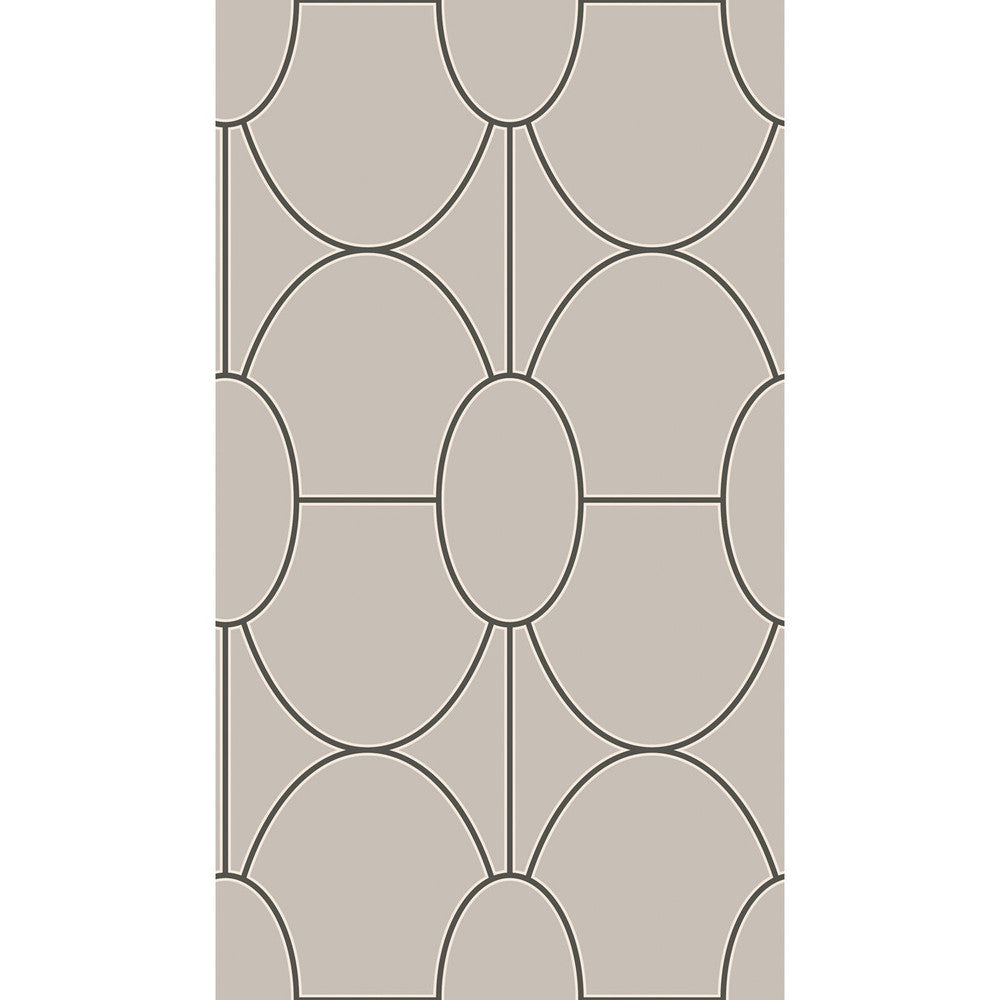 Riviera Linen by Cole & Son Designer Wallcovering COLE & SON GEOMETRIC II PAPER - 100% United Kingdom Horizontal: and Vertical: 18 20.5 - Swanky Fabrics -