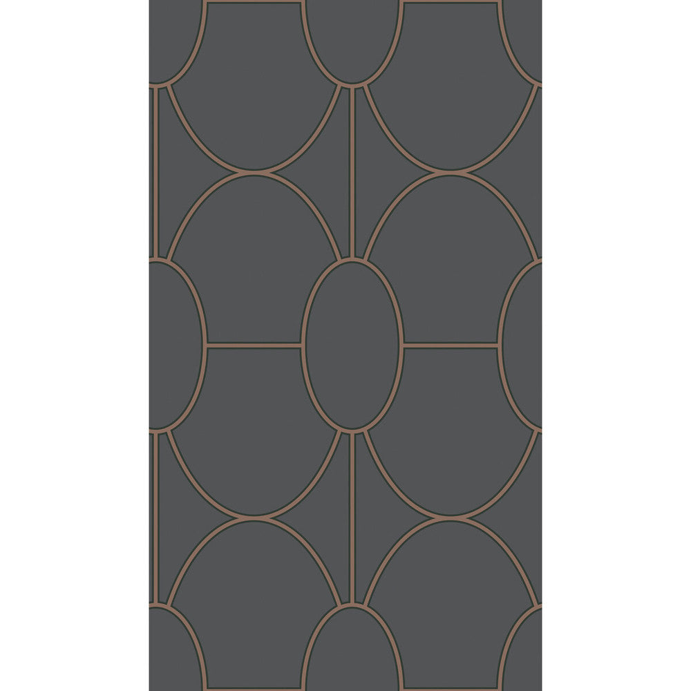 Riviera Charcoal by Cole & Son Wallcovering Cole & Son Wallcovering Riviera CharcoalWallcovering COLE & SON GEOMETRIC II PAPER - 100% United Kingdom </p><p>Repeat: H: , V: 18 20.5 - Fabric Carolina -
