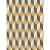 Delano Gold And Black by Cole & Son Designer Wallcovering