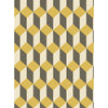 Delano Yellow And Black by Cole & Son Designer Wallcovering