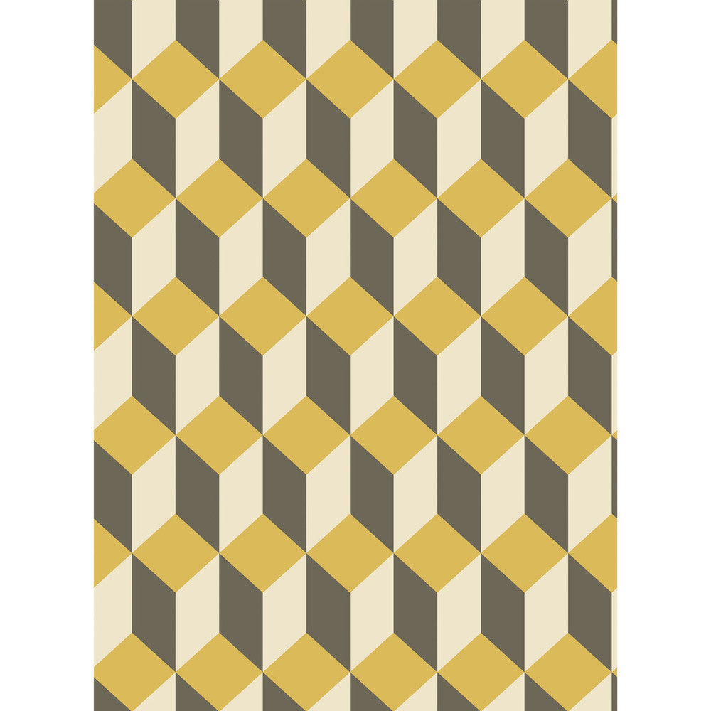 Delano Yellow And Black by Cole & Son Wallcovering Cole & Son Wallcovering Delano Yellow And BlackWallcovering COLE & SON GEOMETRIC II PAPER - 100% United Kingdom </p><p>Repeat: H: , V: 9.5 21 - Fabric Carolina -