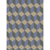 Delano Blue And Black by Cole & Son Designer Wallcovering