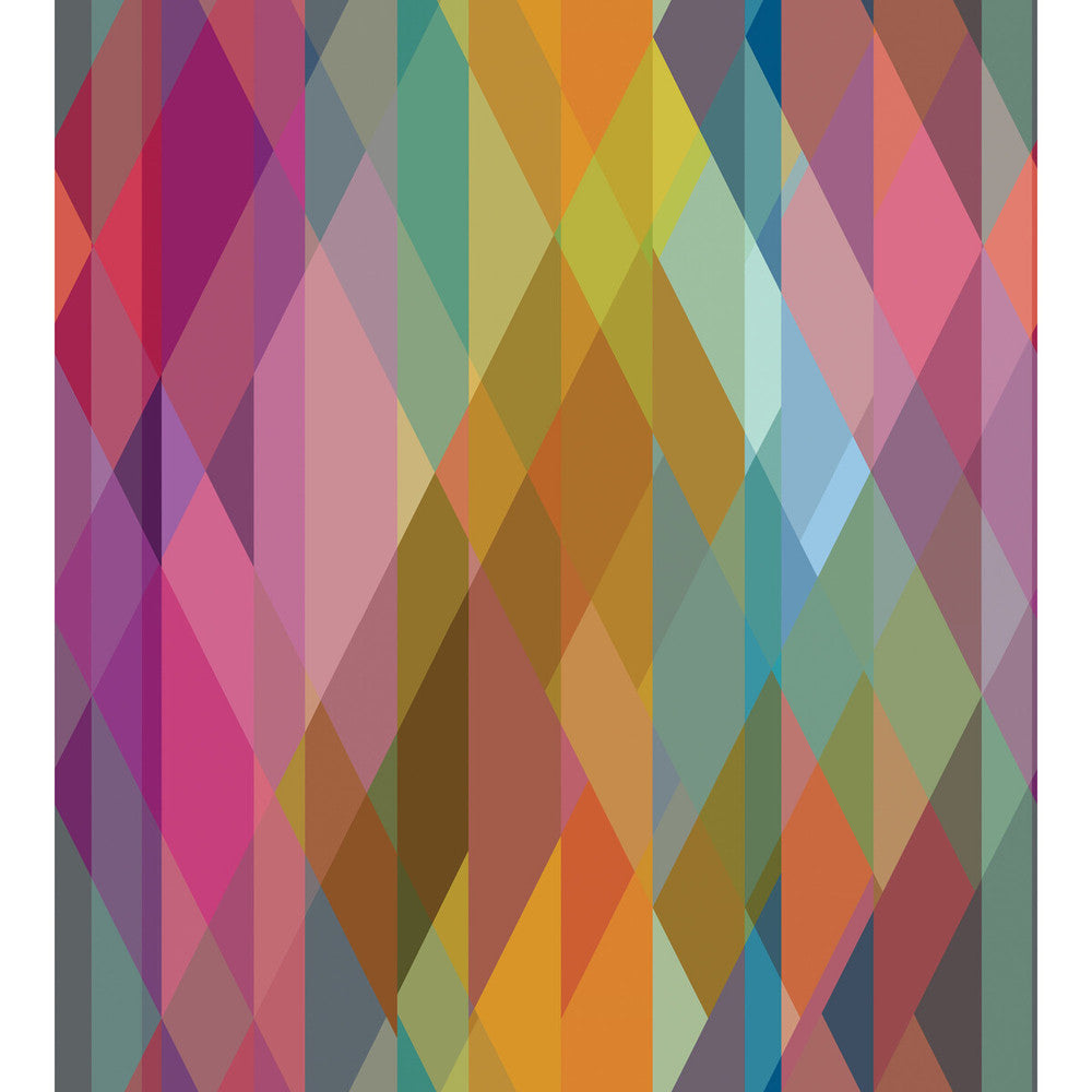 Prism Multi-Coloured by Cole & Son Designer Wallcovering COLE & SON GEOMETRIC II PAPER - 100% United Kingdom - Horizontal: - and Vertical: 30 27 - Swanky Fabrics -
