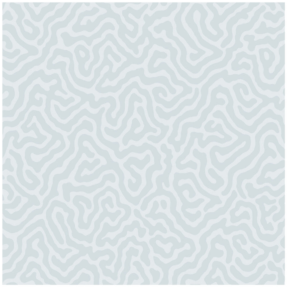 Coral Powder Blue by Cole & Son Designer Wallcovering COLE & SON LANDSCAPE PLAINS PAPER - 100% United Kingdom Horizontal: and Vertical: 4.2 20.5 - Swanky Fabrics -