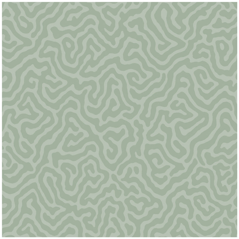 Coral Sage by Cole & Son Designer Wallcovering COLE & SON LANDSCAPE PLAINS PAPER - 100% United Kingdom Horizontal: and Vertical: 4.2 20.5 - Swanky Fabrics -
