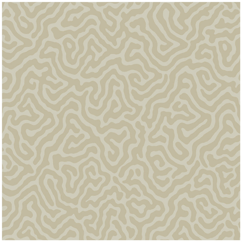 Coral Pale Stone by Cole & Son Designer Wallcovering COLE & SON LANDSCAPE PLAINS PAPER - 100% United Kingdom Horizontal: and Vertical: 4.2 20.5 - Swanky Fabrics -