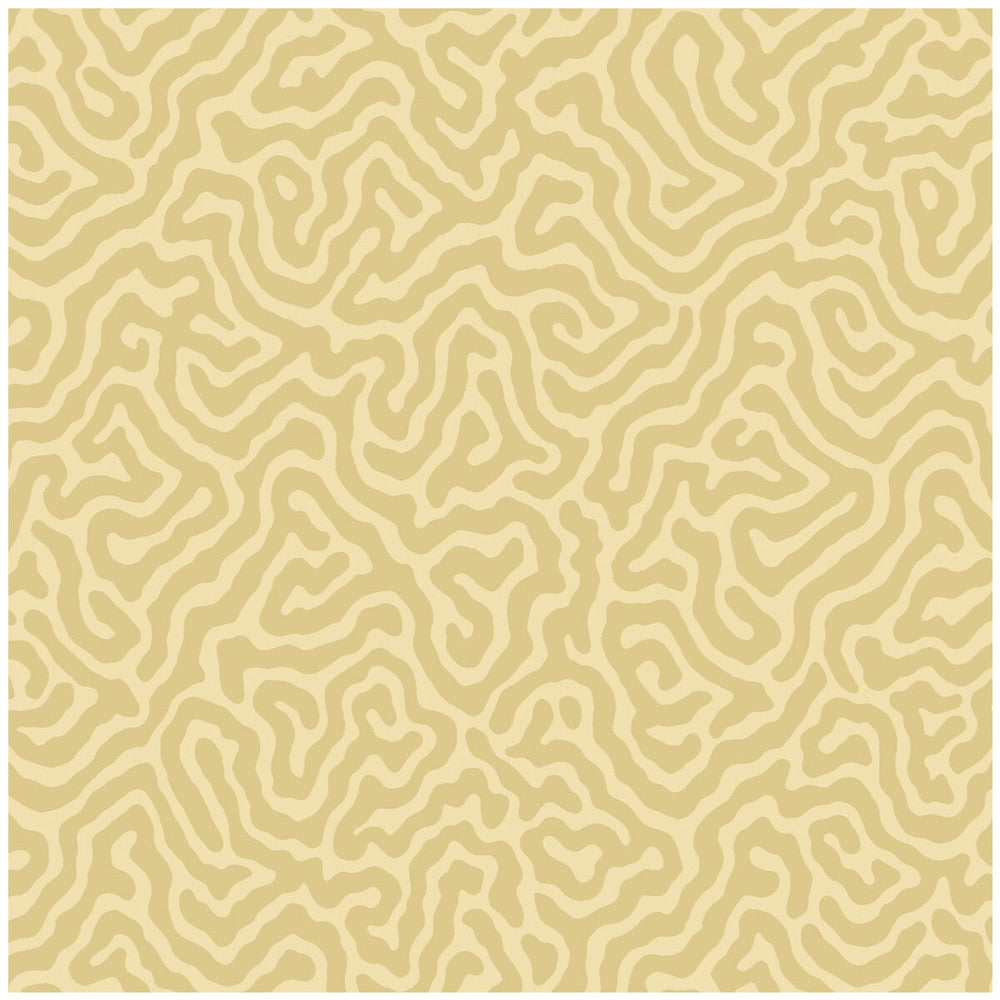 Coral Ochre by Cole & Son Designer Wallcovering COLE & SON LANDSCAPE PLAINS PAPER - 100% United Kingdom - Horizontal: - and Vertical: 4.2 20.5 - Swanky Fabrics -
