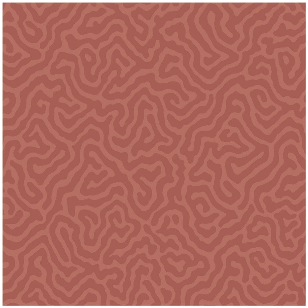 Coral Red by Cole & Son Designer Wallcovering COLE & SON LANDSCAPE PLAINS PAPER - 100% United Kingdom - Horizontal: - and Vertical: 4.2 20.5 - Swanky Fabrics -