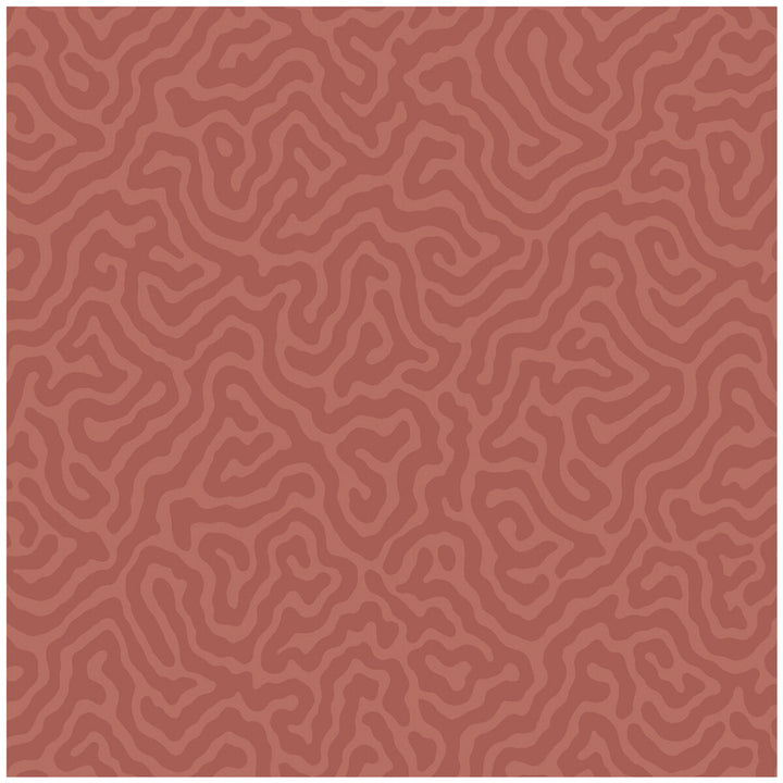 Coral Red by Cole & Son Designer Wallcovering COLE & SON LANDSCAPE PLAINS PAPER - 100% United Kingdom - Horizontal: - and Vertical: 4.2 20.5 - Swanky Fabrics -