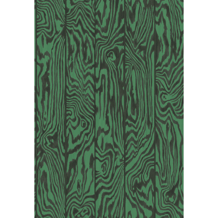 Zebrawood Emerald by Cole & Son Designer Wallcovering COLE & SON CURIO PAPER - 100% United Kingdom - Horizontal: - and Vertical: 30 20.5 - Swanky Fabrics -