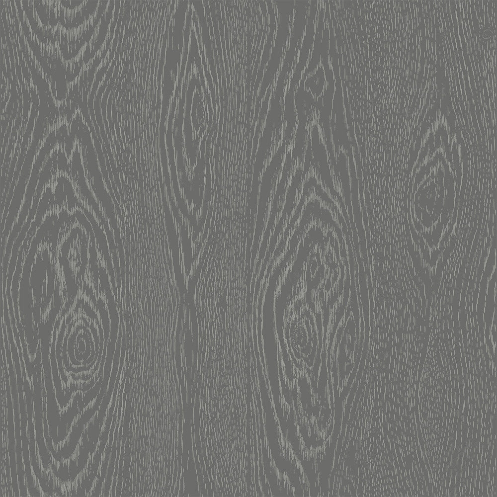 Wood Grain Black And Silver by Cole & Son Designer Wallcovering COLE & SON CURIO PAPER - 100% United Kingdom Horizontal: and Vertical: 21 21 - Swanky Fabrics -