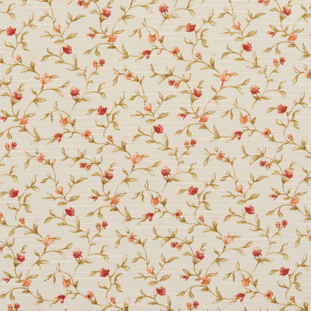 10850-03 by Charlotte Designer Fabric Botanical Prints 60% Cotton, 40% Polyester Spain Exceeds 80,000 Wyzenbeek Rubs (Heavy Duty) Horizontal: 7" x Vertical: 6.5" 54 Inches - Swanky Fabrics -